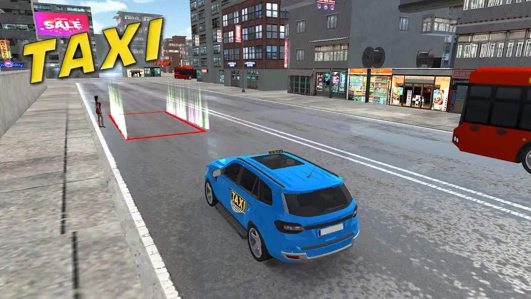 Play Taxi Simulator Game 2 as an online game Taxi Simulator Game 2 with UptoPlay