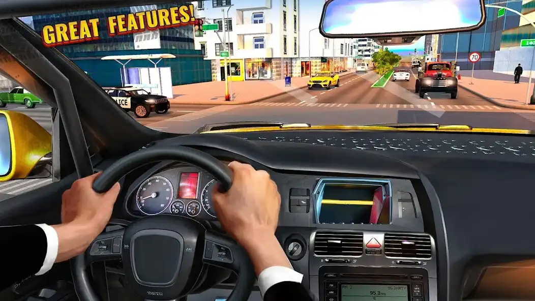 Play Taxi Simulator : Taxi Game Sim as an online game Taxi Simulator : Taxi Game Sim with UptoPlay