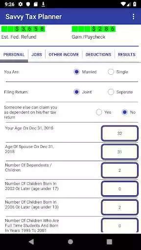 Play Tax Refund Planner, Estimator, Calculator USA 2018 and enjoy Tax Refund Planner, Estimator, Calculator USA 2018 with UptoPlay Play Tax Refund Planner, Estimator, Calculator USA 2018 and enjoy Tax Refund Planner, Estimator, Calculator USA 2018 with UptoPlay