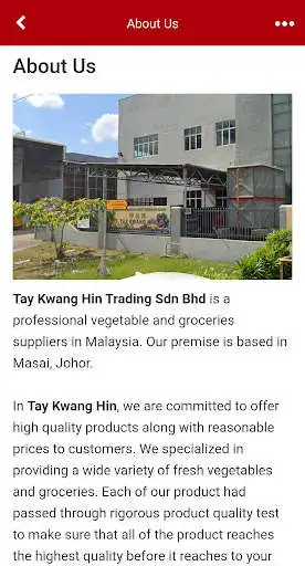 Play Tay Kwang Hin Trading Sdn Bhd as an online game Tay Kwang Hin Trading Sdn Bhd with UptoPlay