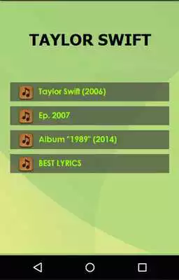 Play Taylor Swift Lyrics