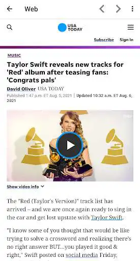 Play TaylorSwift NEWS as an online game TaylorSwift NEWS with UptoPlay