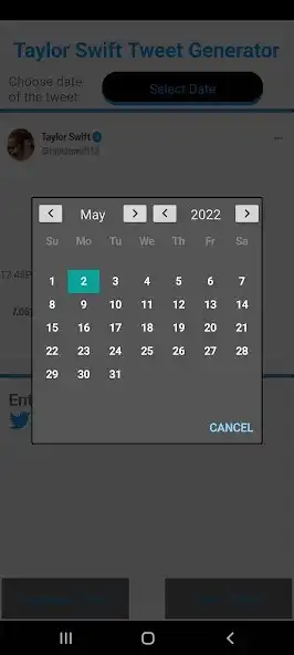 Play Taylor Swift Tweet Generator as an online game Taylor Swift Tweet Generator with UptoPlay