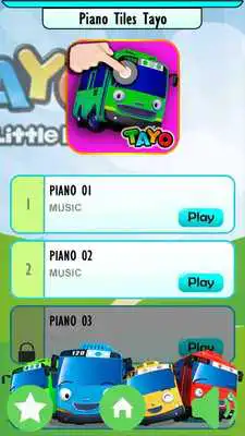 Play Tayo : Tap Magic Piano Tile