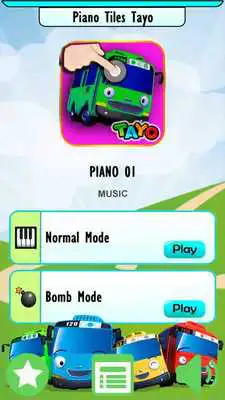 Play Tayo : Tap Magic Piano Tile