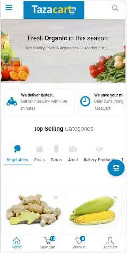 Play TazaCart - Fastest Online Grocery Store  and enjoy TazaCart - Fastest Online Grocery Store with UptoPlay
