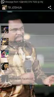 Play TB Joshua live Play TB Joshua live