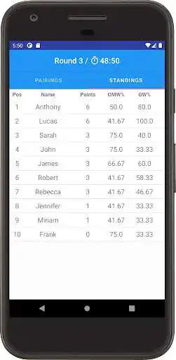 Play TCG Pairings  Standings as an online game TCG Pairings  Standings with UptoPlay