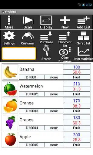 Play APK TC Invoicing  and enjoy TC Invoicing with UptoPlay com.towmschang.invoicing_table