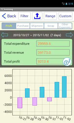 Play APK TC Invoicing  and enjoy TC Invoicing with UptoPlay com.towmschang.invoicing_table