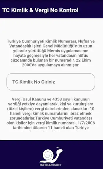 Play TC Kimlik ve Vergi No Kontrol  and enjoy TC Kimlik ve Vergi No Kontrol with UptoPlay