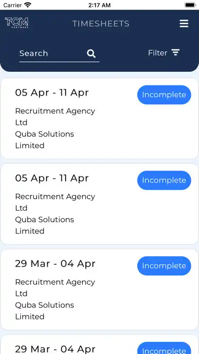 Play TCM E Timesheets as an online game TCM E Timesheets with UptoPlay