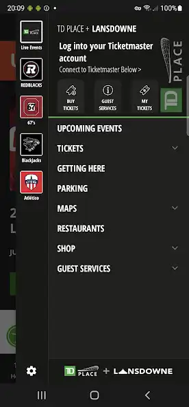 Play TD Place + Lansdowne App as an online game TD Place + Lansdowne App with UptoPlay