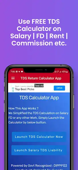 Play TDS Return Filing  Calculator as an online game TDS Return Filing  Calculator with UptoPlay