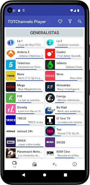Play TDTChannels Player  and enjoy TDTChannels Player with UptoPlay