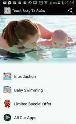 Play Teach Baby To Swim