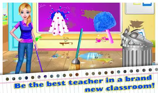 Play Teacher Madness - Classroom Fun Games for Girls  and enjoy Teacher Madness - Classroom Fun Games for Girls with UptoPlay