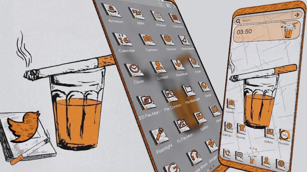 Play Tea Cigarette Launcher Theme  and enjoy Tea Cigarette Launcher Theme with UptoPlay