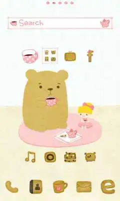 Play Tea girl dodol launcher theme