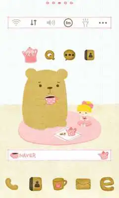 Play Tea girl dodol launcher theme