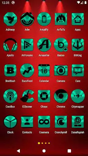 Play Teal and Black Icon Pack as an online game Teal and Black Icon Pack with UptoPlay