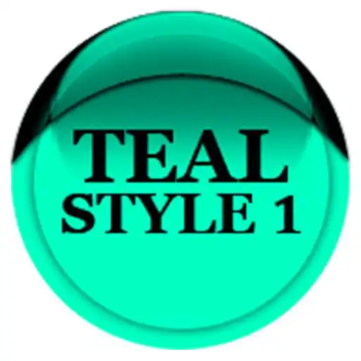 Play Teal Icon Pack Style 1 APK