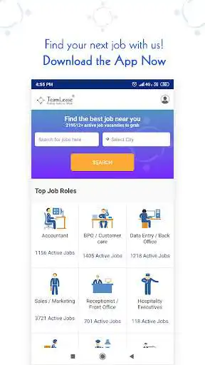 Play TeamLease Jobs Search  and enjoy TeamLease Jobs Search with UptoPlay