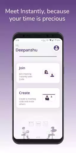 Play Teamly - Meetings on the go as an online game Teamly - Meetings on the go with UptoPlay