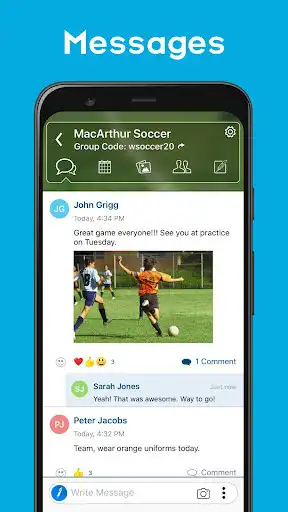 Play TeamReach - Your Team App as an online game TeamReach - Your Team App with UptoPlay