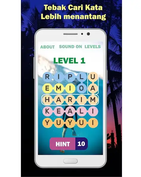 Play Tebak Cari Kata :Word search2020  and enjoy Tebak Cari Kata :Word search2020 with UptoPlay