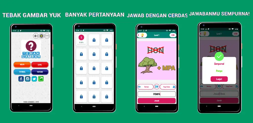 Play Tebak Gambar - Game Untuk Asah Otak (Edisi 2021)  and enjoy Tebak Gambar - Game Untuk Asah Otak (Edisi 2021) with UptoPlay