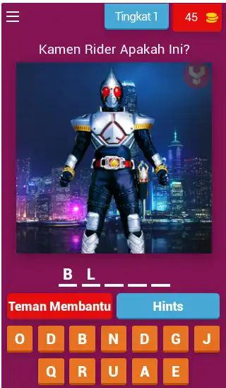 Play Tebak Gambar Kamen Rider V.2  and enjoy Tebak Gambar Kamen Rider V.2 with UptoPlay