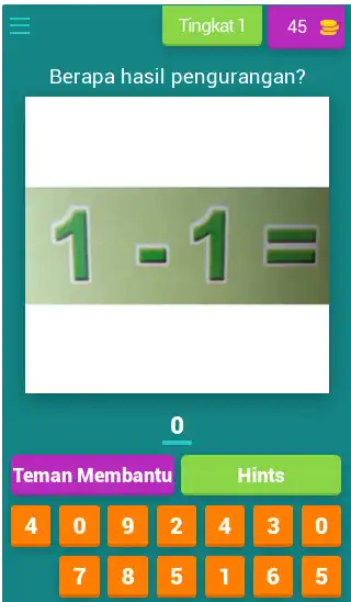 Play Tebak gambar pengurangan angka  and enjoy Tebak gambar pengurangan angka with UptoPlay