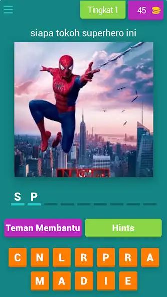 Play tebak gambar tokoh super hero  and enjoy tebak gambar tokoh super hero with UptoPlay