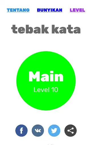 Play Tebak kata lite as an online game Tebak kata lite with UptoPlay