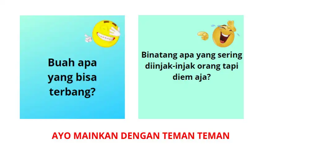 Play Tebak Kata Lucu as an online game online Tebak Kata Lucu with UptoPlay Play Tebak Kata Lucu as an online game Tebak Kata Lucu with UptoPlay