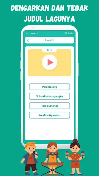 Play Tebak Lagu Bugis as an online game Tebak Lagu Bugis with UptoPlay