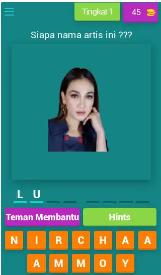 Play Tebak nama artis Indonesia  and enjoy Tebak nama artis Indonesia with UptoPlay