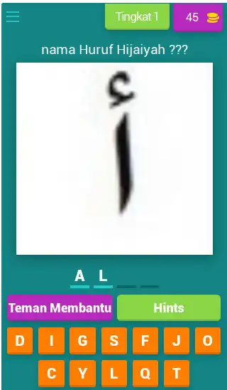 Play tebak nama huruf hijaiyah  and enjoy tebak nama huruf hijaiyah with UptoPlay