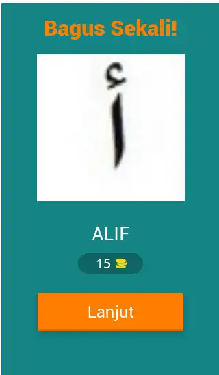 Play tebak nama huruf hijaiyah as an online game tebak nama huruf hijaiyah with UptoPlay