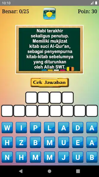 Play Tebak Nama Nabi  and enjoy Tebak Nama Nabi with UptoPlay