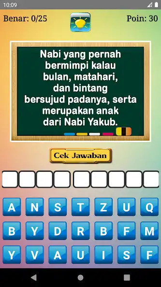 Play Tebak Nama Nabi as an online game Tebak Nama Nabi with UptoPlay