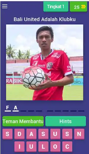 Play Tebak Pemain Liga 1 Indonesia  and enjoy Tebak Pemain Liga 1 Indonesia with UptoPlay