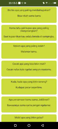 Play TEBAK TEBAKAN BUCIN  and enjoy TEBAK TEBAKAN BUCIN with UptoPlay