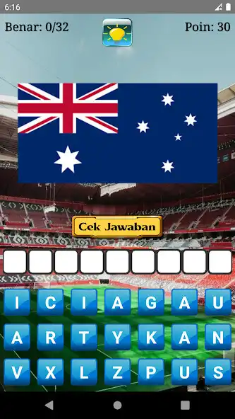 Play Tebak Tim Piala Dunia Qatar as an online game Tebak Tim Piala Dunia Qatar with UptoPlay