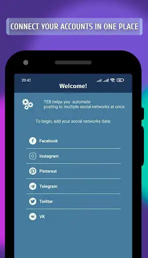 Play TEB: Social network automation  and enjoy TEB: Social network automation with UptoPlay