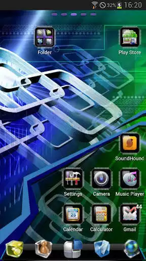 Play Tech GO Launcher EX Theme