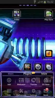 Play Tech GO Launcher EX Theme