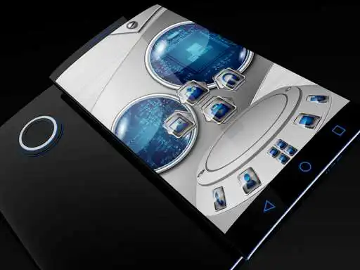 Play Tech Neon theme for Next Launcher  and enjoy Tech Neon theme for Next Launcher with UptoPlay