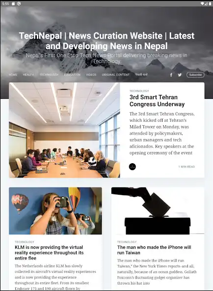 Play Tech Nepal - Nepals Best Tech News Portal as an online game Tech Nepal - Nepals Best Tech News Portal with UptoPlay